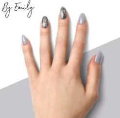 By Emily - Nagel Wrap - White Marble | 16 Stickers | Nail Wrap | Nail Art | Trendy | Design | Nagellakvrij | Eenvoudig | Nagel Wrap | Nagel Stickers | Folie | Zelfklevend | Sjablonen -Cosmetica Promotiewinkel 1200x1180 12