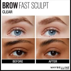 Maybelline Brow Fast Sculpt - 10 Clear - Wenkbrauwgel -Cosmetica Promotiewinkel 1200x1185 2