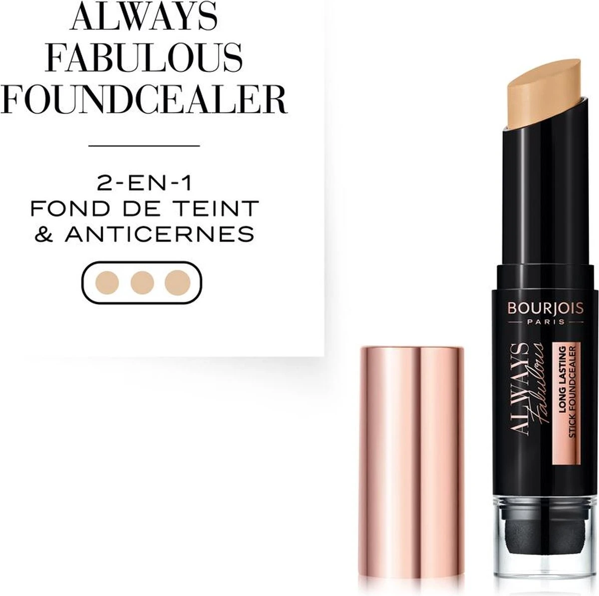 Bourjois Foundcealer Foundation - 410 Beige Doré 15 Bourjois Foundcealer Foundation - 410 Beige Doré - Afbeelding 13
