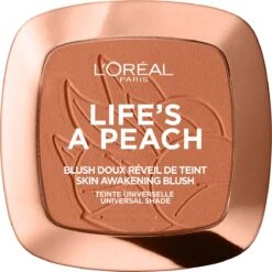 L’Oréal Paris Make-Up Designer Wake Up & Glow Blush - 01 Life's A Peach - Blush -Cosmetica Promotiewinkel 1200x1198 18
