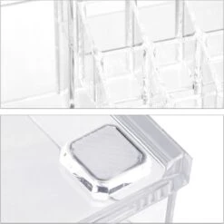 Relaxdays Make-up Organizer - Tweedelig - Cosmetica Opbergdoos - Transparant 33 Relaxdays Make-up Organizer - Tweedelig - Cosmetica Opbergdoos - Transparant -Cosmetica Promotiewinkel 1200x1198 38