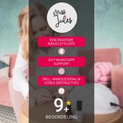 Miss Jules - 6-Delige Gellak Starterspakket - Nagellak - Kleur Nude - Glanzend & Dekkend Resultaat -Cosmetica Promotiewinkel 1200x1200 1082