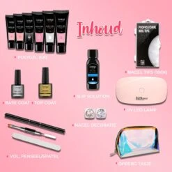 Luneya Polygel Kit - 6 Kleuren - Polygel Nagels Starterspakket - Tasje - Incl. UV LED Lamp 18 Luneya Polygel Kit - 6 Kleuren - Polygel Nagels Starterspakket - Tasje - Incl. UV LED Lamp -Cosmetica Promotiewinkel 1200x1200 1091
