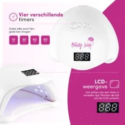 TheBeautyWay Nageldroger - Voor Gelnagels - Geschikt Voor Elke Nagel Gellak - 24 LEDs -Cosmetica Promotiewinkel 1200x1200 1142