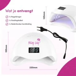 TheBeautyWay Nageldroger - Voor Gelnagels - Geschikt Voor Elke Nagel Gellak - 24 LEDs -Cosmetica Promotiewinkel 1200x1200 1143