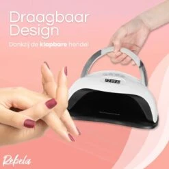 Rebela | Nageldroger | Gelnagels | GEL UV LED Nail Lamp 168w | UV Lamp Gelnagels | Led Nagellamp | Nageldroger | Wit 15 Rebela | Nageldroger | Gelnagels | GEL UV LED Nail Lamp 168w | UV Lamp Gelnagels | Led Nagellamp | Nageldroger | Wit -Cosmetica Promotiewinkel 1200x1200 1144