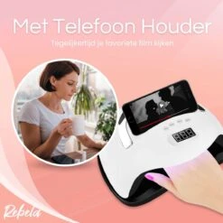 Rebela | Nageldroger | Gelnagels | GEL UV LED Nail Lamp 168w | UV Lamp Gelnagels | Led Nagellamp | Nageldroger | Wit 19 Rebela | Nageldroger | Gelnagels | GEL UV LED Nail Lamp 168w | UV Lamp Gelnagels | Led Nagellamp | Nageldroger | Wit -Cosmetica Promotiewinkel 1200x1200 1148