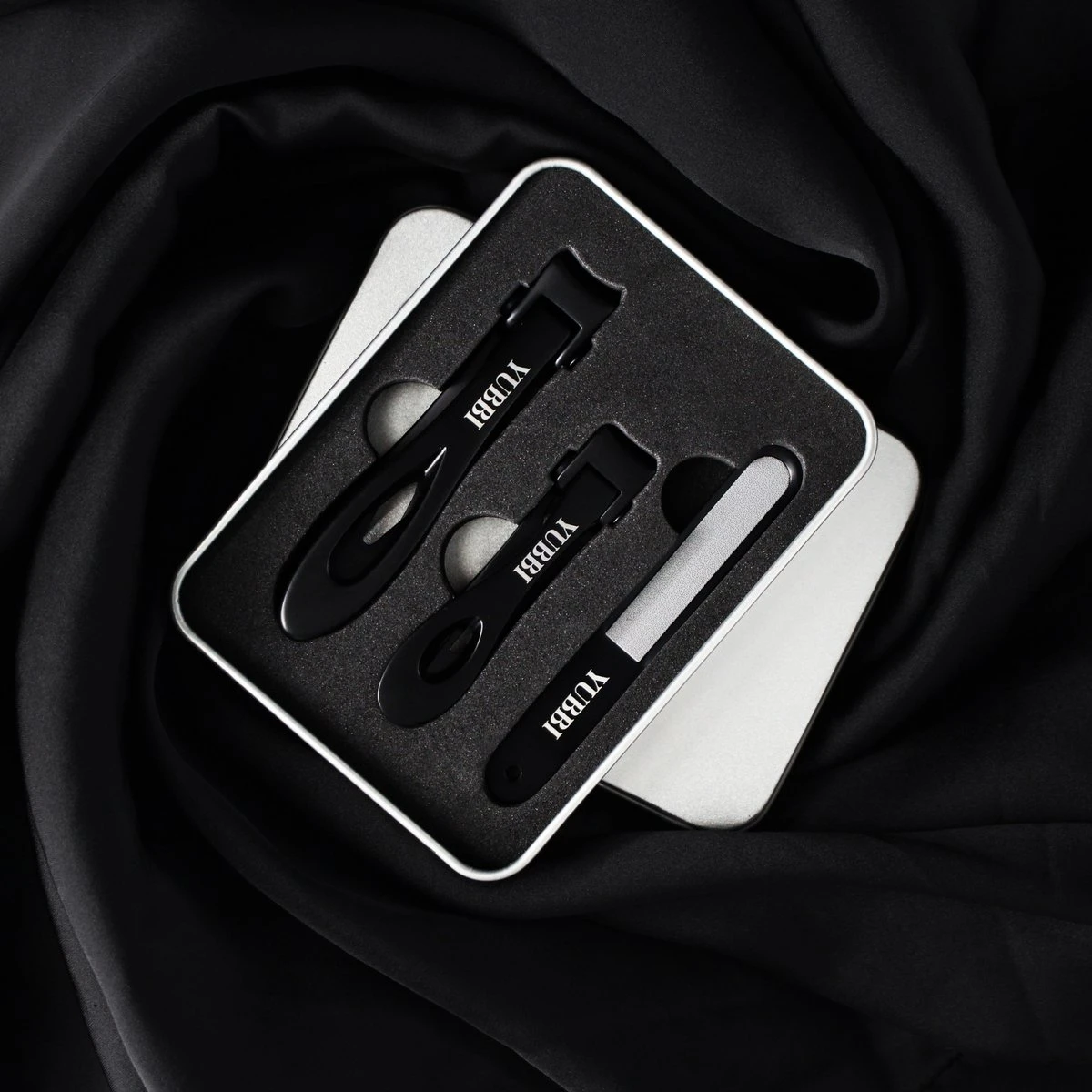 YUBBI™ Premium Zwart Nagelknipper Set - Nageltang - Pedicure - Teennagels - Vingernagels - Teennagelknipper - Nagelschaar - Nail Clipper 4 YUBBI™ Premium Zwart Nagelknipper Set - Nageltang - Pedicure - Teennagels - Vingernagels - Teennagelknipper - Nagelschaar - Nail Clipper - Afbeelding 2