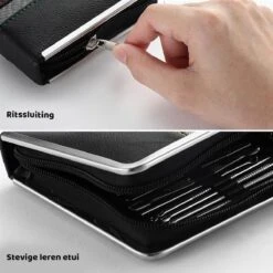 NCPS Professionele Manicure Set / Pedicure Set | 26-Delig | Opbergetui | Reisset | Nagelschaar | Nagelknipper | Nagelverzorging | Voor Mannen En Vrouwen | Zwart -Cosmetica Promotiewinkel 1200x1200 1188