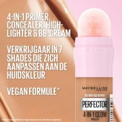 Maybelline New York - Instant Anti-Age Perfector 4-in-1 Glow - Deep - Primer, Concealer, Highlighter En BB-Cream In één - 20 Ml 18 Maybelline New York - Instant Anti-Age Perfector 4-in-1 Glow - Deep - Primer, Concealer, Highlighter En BB-Cream In één - 20 Ml -Cosmetica Promotiewinkel 1200x1200 174