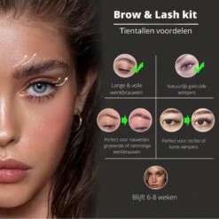 Merkloos Wimper & Wenkbrauw Lifting Set - Wimperlift - Wenkbrauwlift - Lashlift - Browlift - Proffesional Wimperlifting - Lash Lift - Wimperkit - Wenkbrauwkit - Permanent Gekrulde Wimpers - Lashes And Brows - Lash & Brow Kit -Cosmetica Promotiewinkel 1200x1200 378