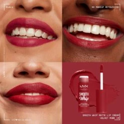 NYX Professional Makeup - Smooth Whip Matte Lip Cream Velvet Robe - Vloeibare Lippenstift - 4ML -Cosmetica Promotiewinkel 1200x1200 4