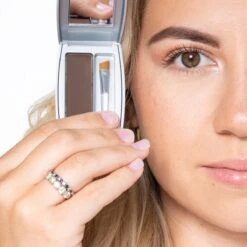 Herome Eye Care Wenkbrauw Poeder Zwart - Compact Brow Powder Nearly Black - Waterproof Verrijkt Met Panthenol - Volumineuze Wenkbrauwen In Een Handomdraai -Cosmetica Promotiewinkel 1200x1200 487