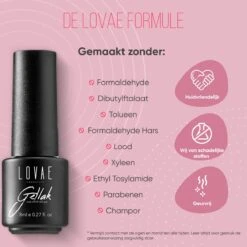 Lovae Cosmetics Gellak - 6-delige Set - Gel Nagellak - Pink Fashion - Gellac - 8ML -Cosmetica Promotiewinkel 1200x1200 502