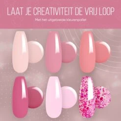Lovae Cosmetics Gellak - 6-delige Set - Gel Nagellak - Pink Fashion - Gellac - 8ML -Cosmetica Promotiewinkel 1200x1200 504