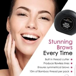 Marie-José & Co - Brow Mapping String - Voor Henna Brows & Microblading - Kleur Draad: Wit - 1 X 10M - Voldoende Voor 50 Toepassingen -Cosmetica Promotiewinkel 1200x1200 573