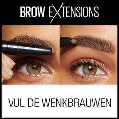 Maybelline Brow Extensions - 04 Medium Brown - Bruin Wenkbrauwpotlood - 10,5 Gr. -Cosmetica Promotiewinkel 1200x1200 590