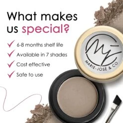 Wenkbrauwpoeder Donkerblond - Taupe - Wenkbrauw Make-up - Zachte, Natuurlijke Wenkbrauwen - Marie-José & Co -Cosmetica Promotiewinkel 1200x1200 656