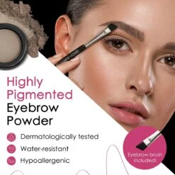 Wenkbrauwpoeder Donkerblond - Taupe - Wenkbrauw Make-up - Zachte, Natuurlijke Wenkbrauwen - Marie-José & Co -Cosmetica Promotiewinkel 1200x1200 659