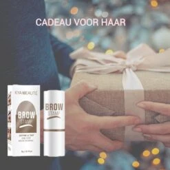 Merkloos Premium Wenkbrauw Stempel - Wenkbrauw Sjabloon - Wenkbrauwstempel - Brow Stamp - 10 Sjablonen - Borsteltje - Herbruikbaar - Waterdicht - Cadeau Voor Haar - Mediumbruin -Cosmetica Promotiewinkel 1200x1200 675