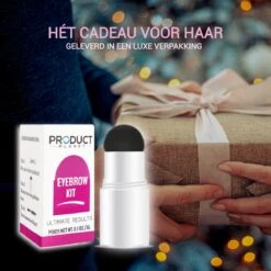 ProductPlanet Premium Wenkbrauw Stempel - Wenkbrauw Sjabloon - Wenkbrauwstempel - Brow Stamp - 10 Sjablonen - Borsteltje - Herbruikbaar - Waterdicht - Cadeau Voor Haar - Zwart -Cosmetica Promotiewinkel 1200x1200 678