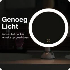 Innovision Make Up Spiegel Met Verlichting En Zuignap - 360° Verstelbaar - 10x Vergroot -Cosmetica Promotiewinkel 1200x1200 760
