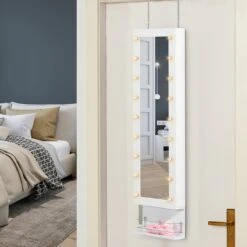 HOMCOM Sieradenkast Met Verlichting 831-326 -Cosmetica Promotiewinkel 1200x1200 772