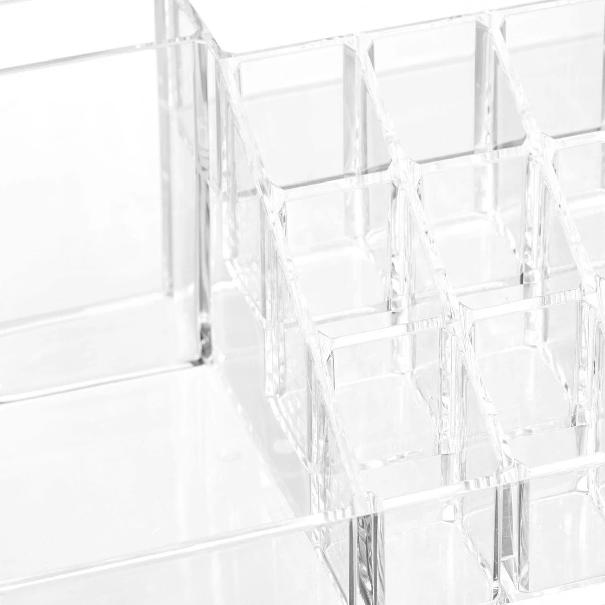 Relaxdays Make-up Organizer - Tweedelig - Cosmetica Opbergdoos - Transparant 13 Relaxdays Make-up Organizer - Tweedelig - Cosmetica Opbergdoos - Transparant - Afbeelding 11