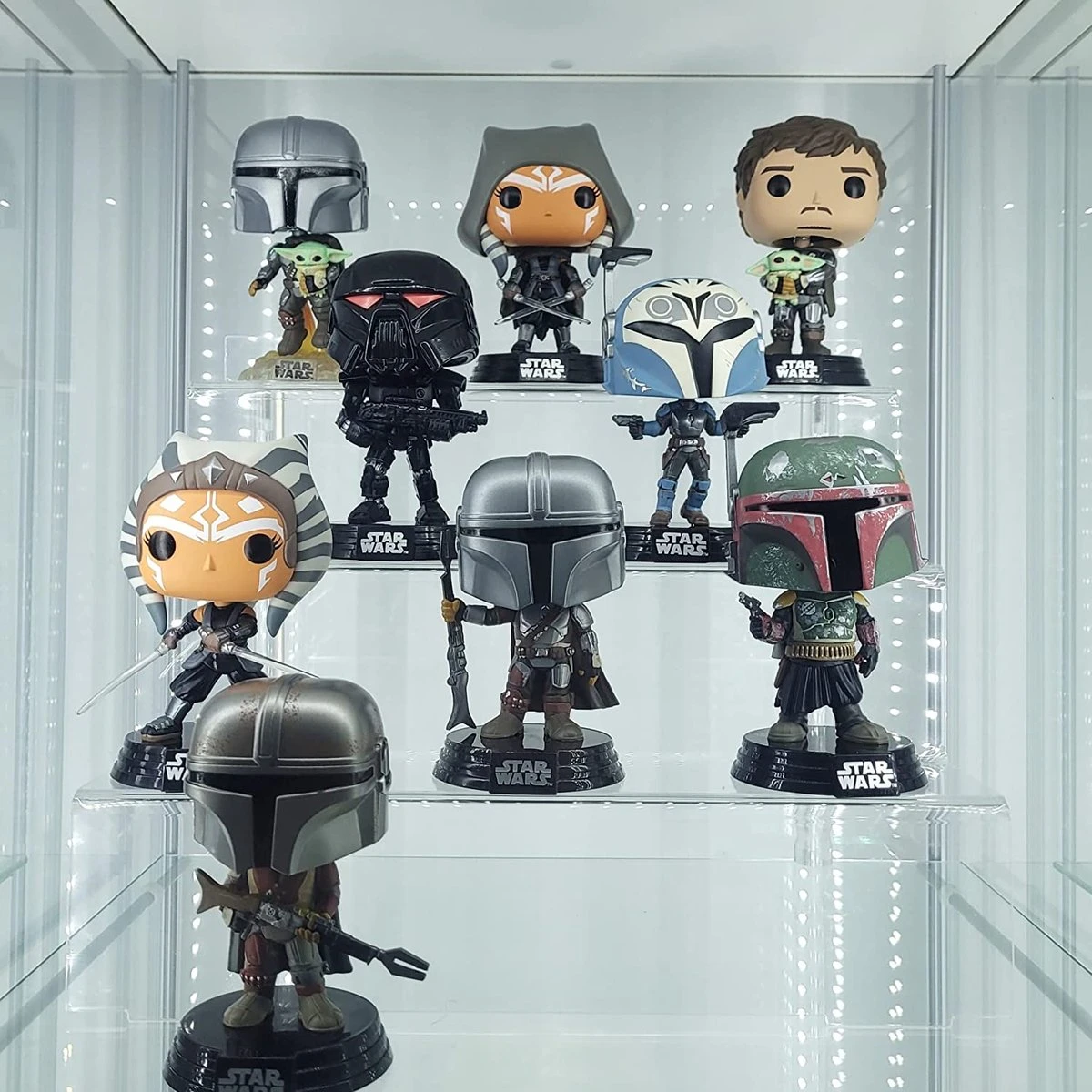 Janaden 4-traps Acryl Riser Display Standaard Voor Amiibo Funko POPS, Transparant Display Plank Organizer Cupcake Dessert Standaard Acryl Riser Voor Het Bekijken En Decoreren 7 Janaden 4-traps Acryl Riser Display Standaard Voor Amiibo Funko POPS, Transparant Display Plank Organizer Cupcake Dessert Standaard Acryl Riser Voor Het Bekijken En Decoreren - Afbeelding 5