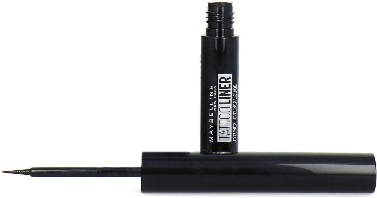 Maybelline New York Tattoo Studio Tattoo Liner - Liquid Ink - 710 Inked Black – Zwart - Ultra Langhoudende Liquid Eyeliner 12 Maybelline New York Tattoo Studio Tattoo Liner - Liquid Ink - 710 Inked Black – Zwart - Ultra Langhoudende Liquid Eyeliner - Afbeelding 10