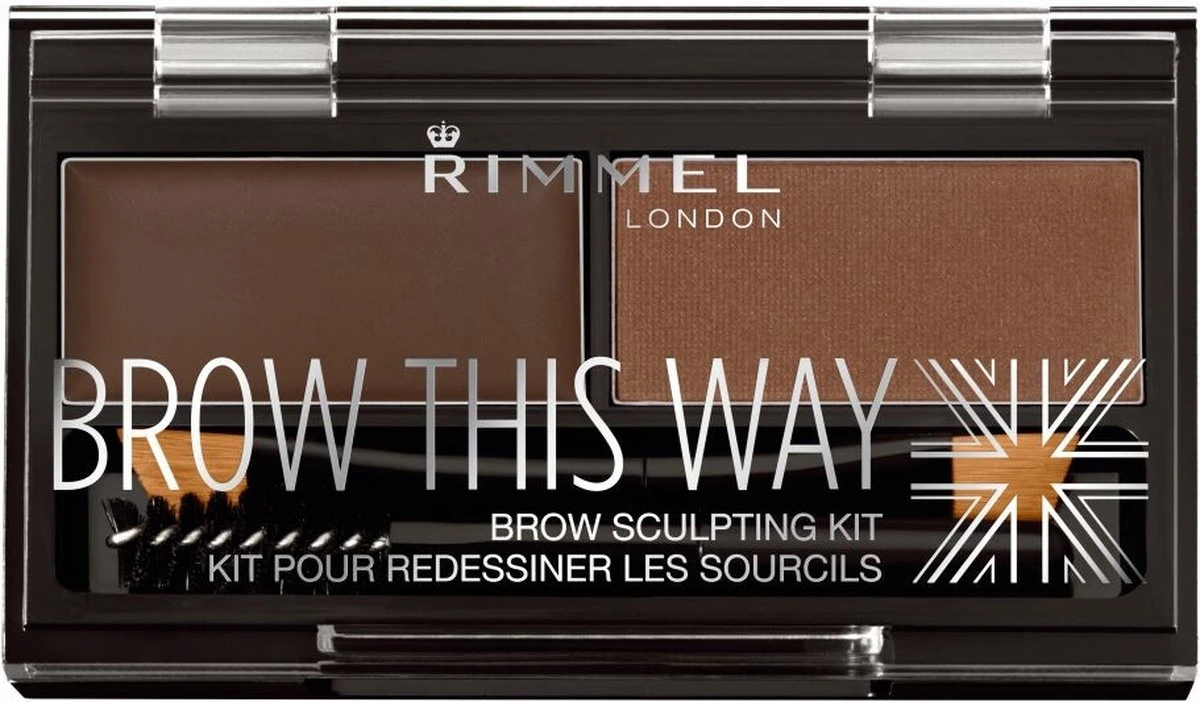 Rimmel London Brow This Way Eyebrow Kit - 002 Brown - Wenkbrauwpoeder 3 Rimmel London Brow This Way Eyebrow Kit - 002 Brown - Wenkbrauwpoeder
