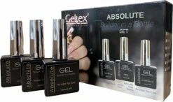 Gellex- SET Absolute Builder Gel In A Bottle "Gaea" 15ml - Starterspakket 3x15ml - Gel Nagellak Set- Gel Nagels