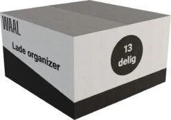 Waal® Lade Organizer (set Van 13 Bakjes) - Lade Verdeler - Keuken - Kantoor - Make-up - Bureau - Transparant -Cosmetica Promotiewinkel 1200x847 2