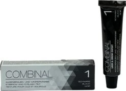 Combinal Wenkbrauw En Wimperverf - Zwart + Combinal Waterstofperoxide 5% - Wimpers - Wenkbrauwen - Wenkbrauwverf - Combideal -Cosmetica Promotiewinkel 1200x865 1