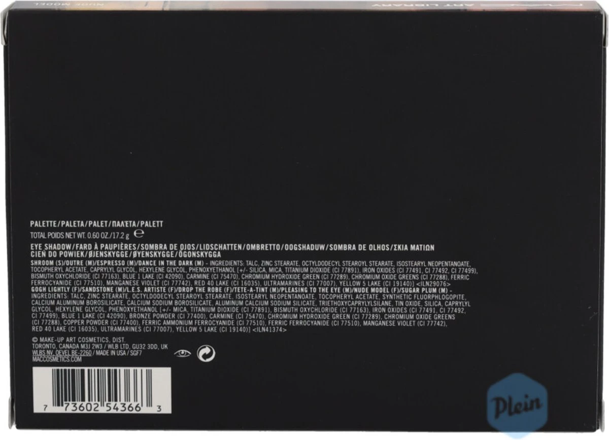 MAC Cosmetics Art Library Oogschaduw 17,2 Gr 3 MAC Cosmetics Art Library Oogschaduw 17,2 Gr