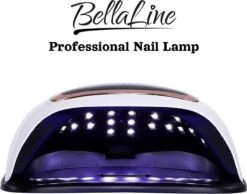 UV Nagel Lamp 168 Watt + 5 Gratis Vijlen - BellaLine - UV Led Nagellamp – Gel Nagel – Nagellak UV – Nageldroger – Salon – Sensor – Gellac - Acryl - Gelnagels – 42 Power Led – Professioneel – Krachtig – Manicure – Extra Lang Snoer - Pink - Pedicure -Cosmetica Promotiewinkel 1200x942