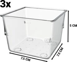 Waal® Lade Organizer (set Van 13 Bakjes) - Lade Verdeler - Keuken - Kantoor - Make-up - Bureau - Transparant -Cosmetica Promotiewinkel 1200x969 1