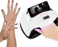 Rebela | Nageldroger | Gelnagels | GEL UV LED Nail Lamp 168w | UV Lamp Gelnagels | Led Nagellamp | Nageldroger | Wit