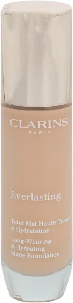 Clarins Everlasting Long-Wearing & Hydrating Matte Foundation - Long-Lasting Moisturizing Makeup With Matte Effect 30 Ml 107C -Cosmetica Promotiewinkel 289x1200