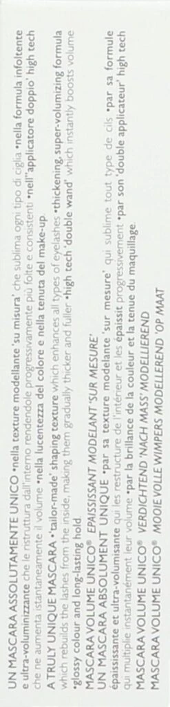 Collistar Mascara Volume Unico® Mascara - Intense Black -Cosmetica Promotiewinkel 290x1200 5