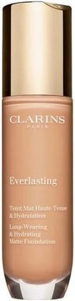 Clarins Everlasting Long-Wearing & Hydrating Matte Foundation - Long-Lasting Moisturizing Makeup With Matte Effect 30 Ml 107C -Cosmetica Promotiewinkel 302x1200