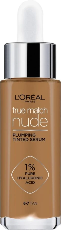 L'Oréal Paris True Match Tinted Serum Foundation - 6-7 Tan - 30ml -Cosmetica Promotiewinkel 319x1200 1