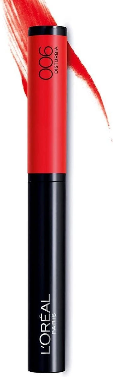 L'Oréal Paris Infaillible Matte Max - 006 Disturbia Rood - Lippenstift 4 L'Oréal Paris Infaillible Matte Max - 006 Disturbia Rood - Lippenstift - Afbeelding 2