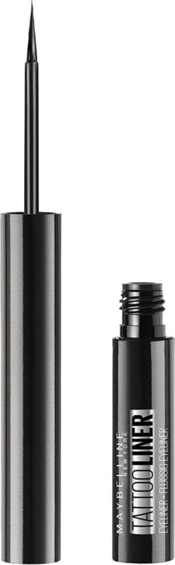 Maybelline New York Tattoo Studio Tattoo Liner - Liquid Ink - 710 Inked Black – Zwart - Ultra Langhoudende Liquid Eyeliner 36 Maybelline New York Tattoo Studio Tattoo Liner - Liquid Ink - 710 Inked Black – Zwart - Ultra Langhoudende Liquid Eyeliner -Cosmetica Promotiewinkel 373x1200 1