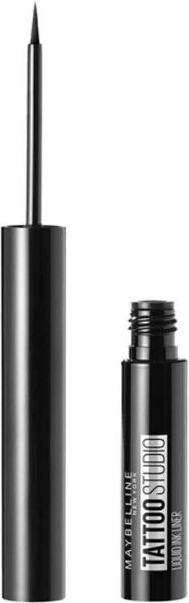 Maybelline New York Tattoo Studio Tattoo Liner - Liquid Ink - 710 Inked Black – Zwart - Ultra Langhoudende Liquid Eyeliner 11 Maybelline New York Tattoo Studio Tattoo Liner - Liquid Ink - 710 Inked Black – Zwart - Ultra Langhoudende Liquid Eyeliner - Afbeelding 9