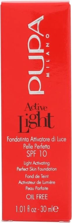Pupa Active Light Foundation 020 Nude -Cosmetica Promotiewinkel 389x1200 1