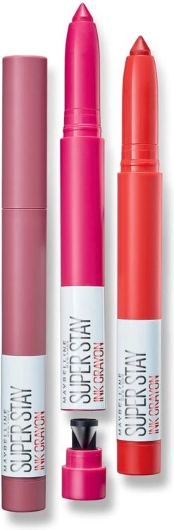 Maybelline SuperStay Ink Crayon Matte Lipstick - 20 Enjoy The View -Cosmetica Promotiewinkel 394x1200