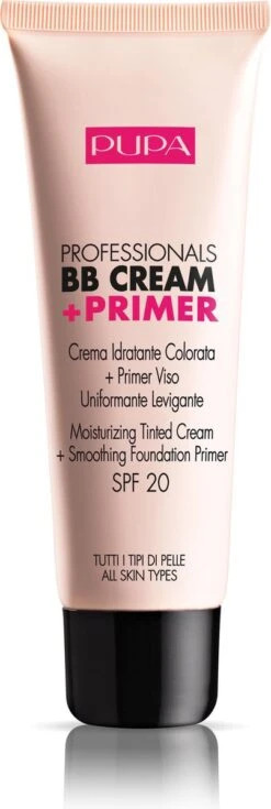 Pupa Milano Professionals BB Cream + Primer - Nude 001 -Cosmetica Promotiewinkel 403x1200