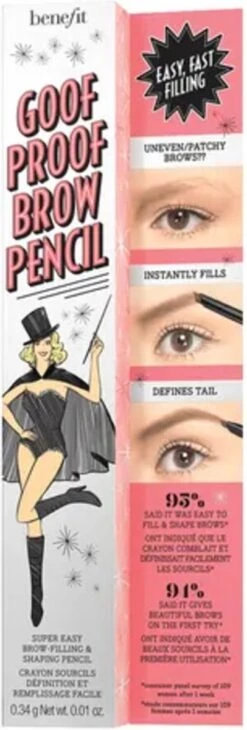 Benefit Goof Proof Brow Shaping Pencil 06 Cool Soft Black 13 Benefit Goof Proof Brow Shaping Pencil 06 Cool Soft Black -Cosmetica Promotiewinkel 406x1200 2
