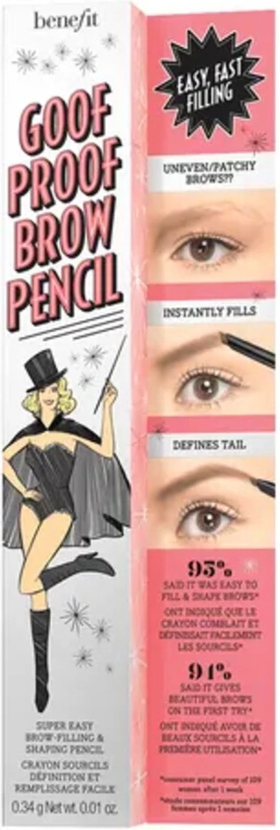 Benefit Goof Proof Brow Shaping Pencil 06 Cool Soft Black 6 Benefit Goof Proof Brow Shaping Pencil 06 Cool Soft Black - Afbeelding 4